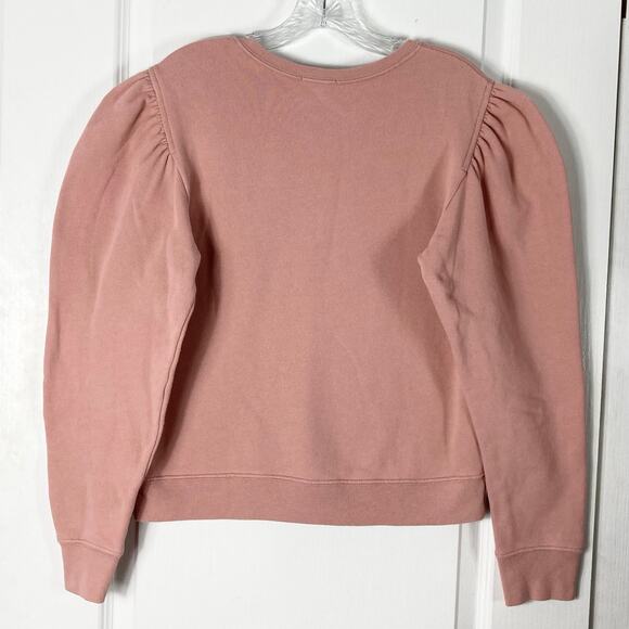 nwot alc Sweatshirt Women M”Rayna”Pink,Puff Balloon-Long-Sl,Fleece-Lining,Cotton - Picture 3 of 10